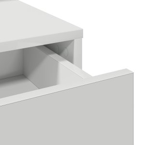 vidaXL Biała MDF 79 x 41 x 140 cm Toaletka Prostokątna Nowoczesna 9