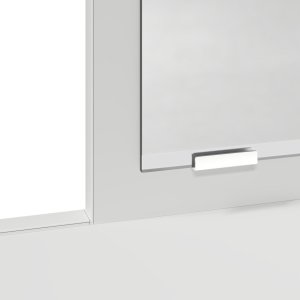 vidaXL Biała MDF 79 x 41 x 140 cm Toaletka Prostokątna Nowoczesna 10