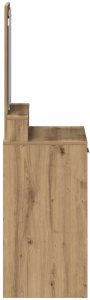 vidaXL Dąb rzemieślniczy Drewno inżynieryjne 50 x 41 x 140 cm Toaletka 6