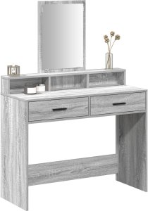 vidaXL Szary sonoma 100 x 41 x 140 cm Toaletka 3