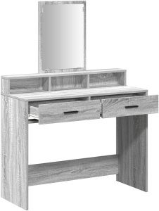 vidaXL Szary sonoma 100 x 41 x 140 cm Toaletka 5