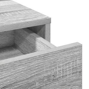 vidaXL Szary sonoma 100 x 41 x 140 cm Toaletka 9