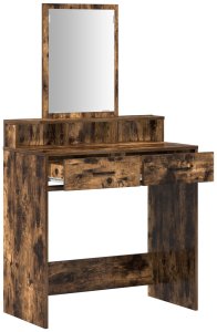 vidaXL Wędzony dąb Drewno inżynieryjne 79 x 41 x 140 cm Lustro 5