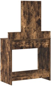 vidaXL Wędzony dąb Drewno inżynieryjne 79 x 41 x 140 cm Lustro 8