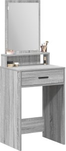 vidaXL Szary sonoma szkło 50 x 41 x 140 cm 3