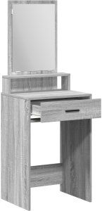 vidaXL Szary sonoma szkło 50 x 41 x 140 cm 4