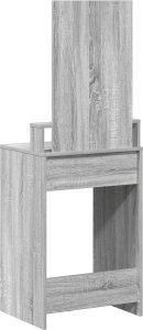 vidaXL Szary sonoma szkło 50 x 41 x 140 cm 7