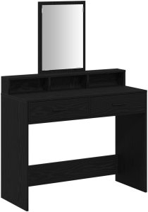 vidaXL Czarny dąb Drewno inżynieryjne 100 x 41 x 140 cm Przechowywanie 2