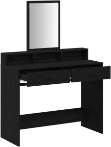 vidaXL Czarny dąb Drewno inżynieryjne 100 x 41 x 140 cm Przechowywanie 5