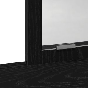 vidaXL Czarny dąb Drewno inżynieryjne 100 x 41 x 140 cm Przechowywanie 10