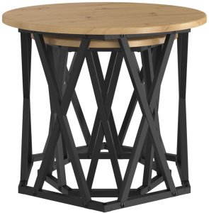 vidaXL Stolik kawowy Artisan Oak Lite drewno dębowe Kompaktowy 5