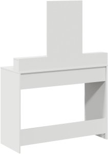 vidaXL Biały Drewno 100 x 41 x 140 cm Toaletka Prostokątna 8