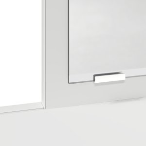 vidaXL Biały Drewno 100 x 41 x 140 cm Toaletka Prostokątna 10