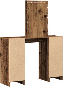 vidaXL Stare drewno Standard Lustro Toaletka 7