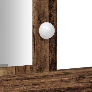 vidaXL Stare drewno Standard Lustro Toaletka 8