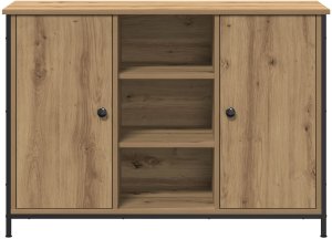 vidaXL Bok Dąb artystyczny Drewno inżynieryjne, Metal Standardowy 6