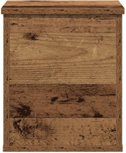 vidaXL Skrzynia do przechowywania Stare drewno Lite drewno 30 x 35 x 35 cm 6