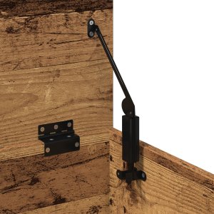 vidaXL Skrzynia do przechowywania Stare drewno Lite drewno 30 x 35 x 35 cm 8