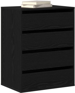 vidaXL Komoda z szufladami Czarny dąb Średni 3