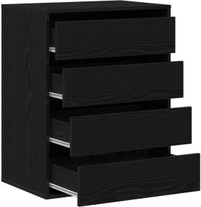 vidaXL Komoda z szufladami Czarny dąb Średni 5