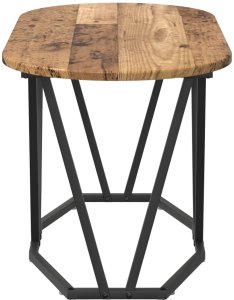 vidaXL Stoliki kawowe Stare drewno Lite drewno z odzysku Standardowy 5