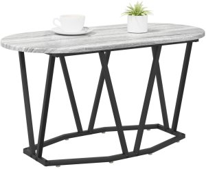 vidaXL Stoliki kawowe Szary Sonoma Metal Średni 3