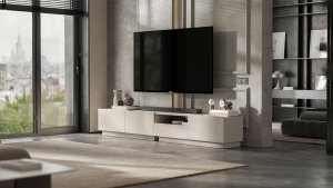 Szafka RTV komoda Kaszmir Mat 120 cm mała stojąca / wisząca 8