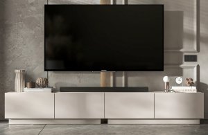 Szafka RTV Loft Komoda industrialna stojąca / wisząca Kaszmir MAT 240 cm 1