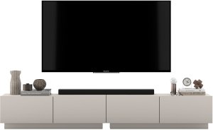 Meble Lindner Szafka RTV Loft Komoda industrialna stojąca / wisząca Kaszmir MAT 240 cm 8