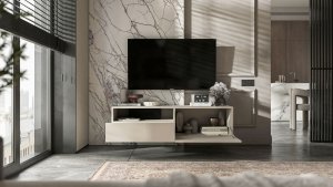 Wisząca Szafka RTV komoda szuflada kaszmir MAT 120 4