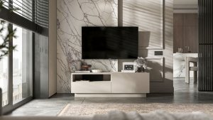 Stojąca / Wisząca Szafka RTV komoda szuflada Kaszmir MAT 120 cm 2