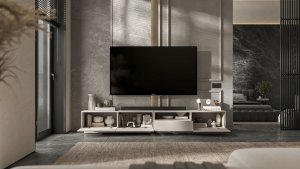 Stojąca / Wisząca Szafka RTV komoda szuflada Kaszmir MAT 120 cm 5