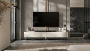 Szafka RTV Loft Industrialna komoda kaszmir mat 240 cm 2