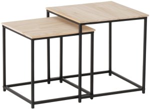 Zestaw stolików kawowych BORAS, wys. 35 cm i 40 cm 1