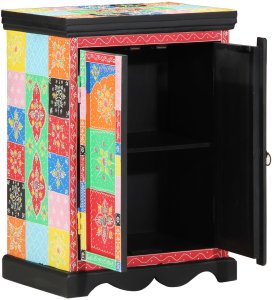 vidaXL Stoły konsolowe Wielokolorowy Drewno Mały Wstawki dekoracyjne 2