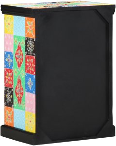 vidaXL Stoły konsolowe Wielokolorowy Drewno Mały Wstawki dekoracyjne 4