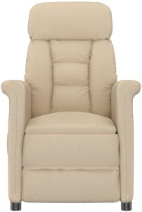 vidaXL Fotel do Masażu Kremowy 3