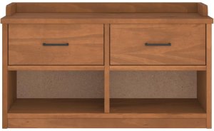 vidaXL Ławka do przedpokoju "SANDNES" 87x40x50 cm lite drewno sosnowe 5