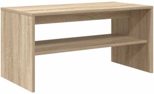 vidaXL Szafka pod TV, dąb sonoma, 80 x 40 x 40 cm, płyta wiórowa 2