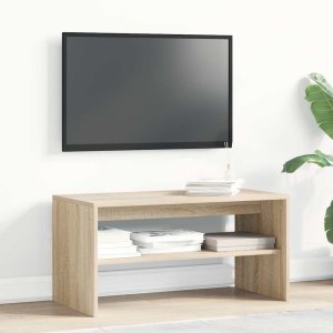 vidaXL Szafka pod TV, dąb sonoma, 80 x 40 x 40 cm, płyta wiórowa 3