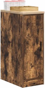 vidaXL Garażowa szafka do przechowywania Dąb wędzony 30x51x85 cm 1
