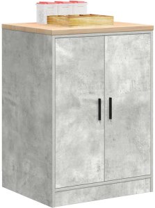 vidaXL Garażowa szafka do przechowywania Szary beton 60x51x85 cm 1