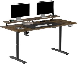 towar w Sosnowcu - Biurko Ultradesk Biurko, elektycznie regulowany, 160X70 cm, 72-117 cm, HIGHLANDER XXL BROWN, brzowy, ULTRADESK - Morelenet_14816333 2