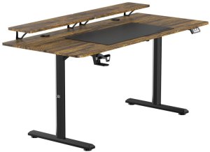 towar w Sosnowcu - Biurko Ultradesk Biurko, elektycznie regulowany, 160X70 cm, 72-117 cm, HIGHLANDER XXL BROWN, brzowy, ULTRADESK - Morelenet_14816333 4
