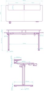 towar w Sosnowcu - Biurko Ultradesk Biurko, elektycznie regulowany, 160X70 cm, 72-117 cm, HIGHLANDER XXL BROWN, brzowy, ULTRADESK - Morelenet_14816333 9