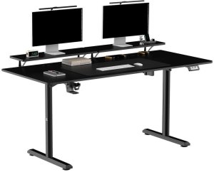 Biurko Ultradesk Highlander XXL Czarne 160 cm x 70 cm 2