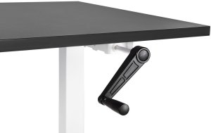 Biurko Beliani Destines Czarno-Białe 120 cm x 72 cm 2