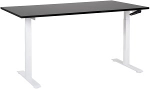 Biurko Beliani Destines Czarno-Białe 160 cm x 72 cm 2