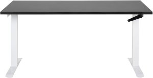 Biurko Beliani Destines Czarno-Białe 160 cm x 72 cm 4