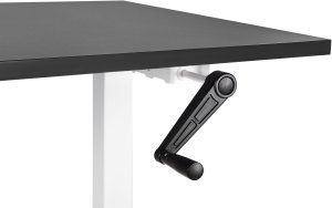 Biurko Beliani Destines Czarno-Białe 160 cm x 72 cm 5